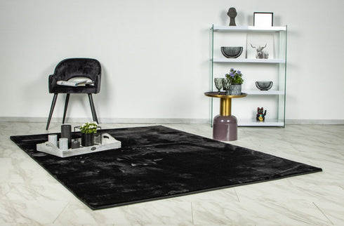 Fluffy Black - Adore Rugs & Flooring
