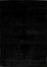 Paradise 400 black super soft fluffy rug, full view