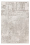 Abstract area rug with distressed brush stroke pattern in grey and beige