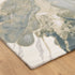 Rue 004 Green Abstract Floral Rug