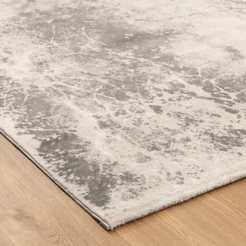 Sena 002 Beige Distressed Abstract Rug