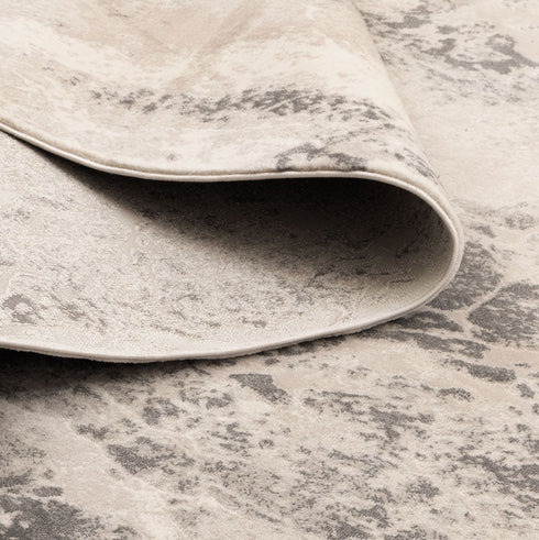 Sena 002 Beige Distressed Abstract Rug