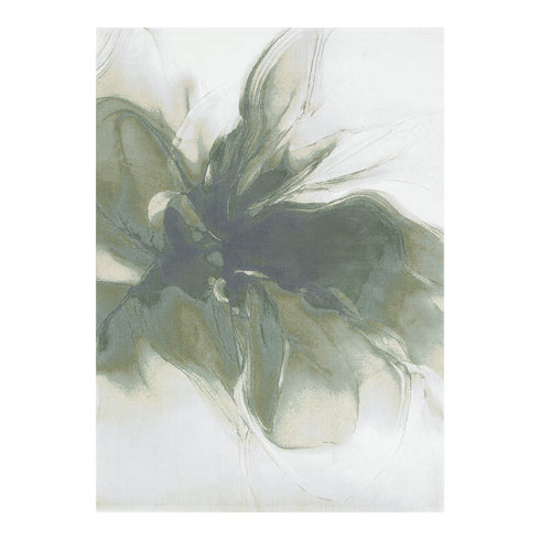 Sena 004 Green Watercolour Floral Rug