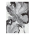 Sena 007 Grey Fluid Art Abstract Rug