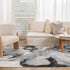 Sena 007 Grey Fluid Art Abstract Rug