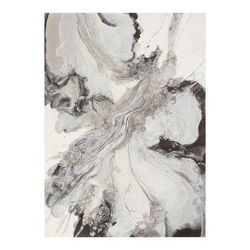 Sena 008 Beige Fluid Art Abstract Rug