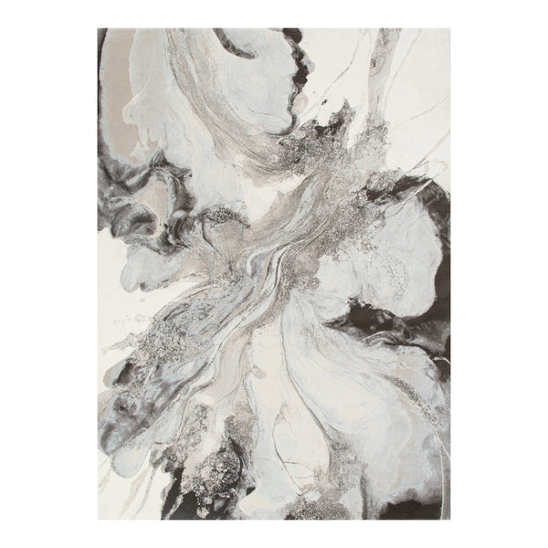 Sena 008 Beige Fluid Art Abstract Rug