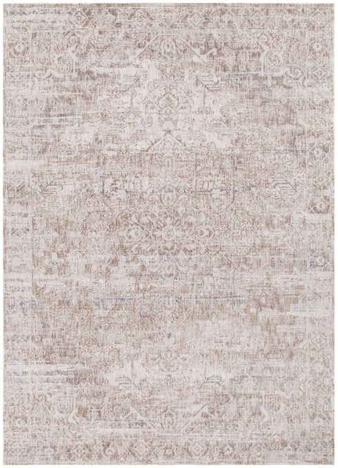 Solenne Beige & Blue Distressed Vintage Rug - S100 - Adore Rugs & Flooring