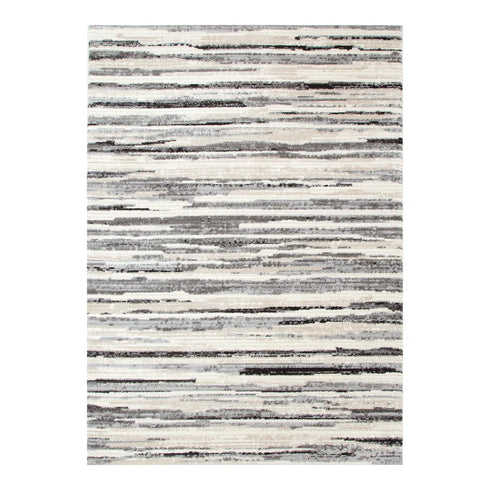 IN STORE ONLY - Slate 03 - Beige Black Rug