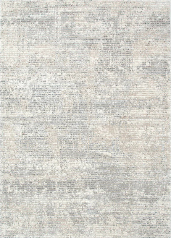 IN STORE ONLY - Slate 05 - Cream Grey Rug, full view