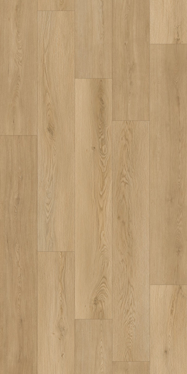 Swish Laminate Magnolia swatch - creamy warm blonde decor in 12mm laminate flooring