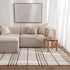 Highlands Beige Stripe Washable Wool Rug - Adore Rugs & Flooring