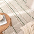 Highlands Olive Stripe Washable Wool Rug - Adore Rugs & Flooring