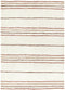 Highlands Terracotta Stripe Washable Wool Rug - Adore Rugs & Flooring