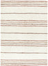 Highlands Terracotta Stripe Washable Wool Rug - Adore Rugs & Flooring