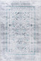 Soho 402 Silver Transitional Machine Washable Rug, full view