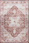 Soho 403 Terra Machine Washable Rug with Medallion, full view