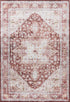 Soho 403 Terra Machine Washable Rug with Medallion, full view