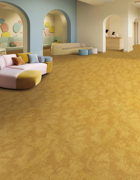 Yellow Commercial Carpet Tiles