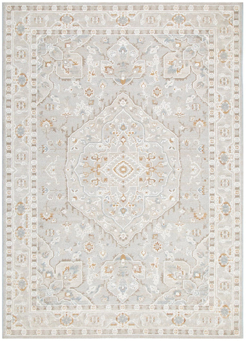 Trend Medallion Beige Multi Transitional Rug - T200
