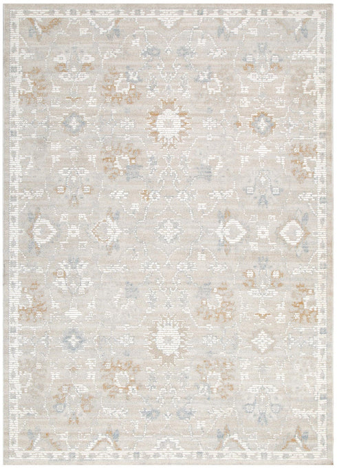 Trend Floral Beige Multi Transitional Rug - T400