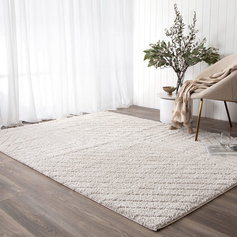 Shag Rug in Beige - Adore Rugs & Flooring