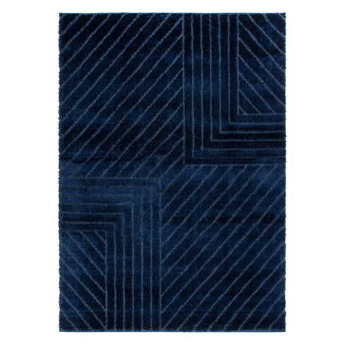 Navy Shag Rug - Adore Rugs & Flooring