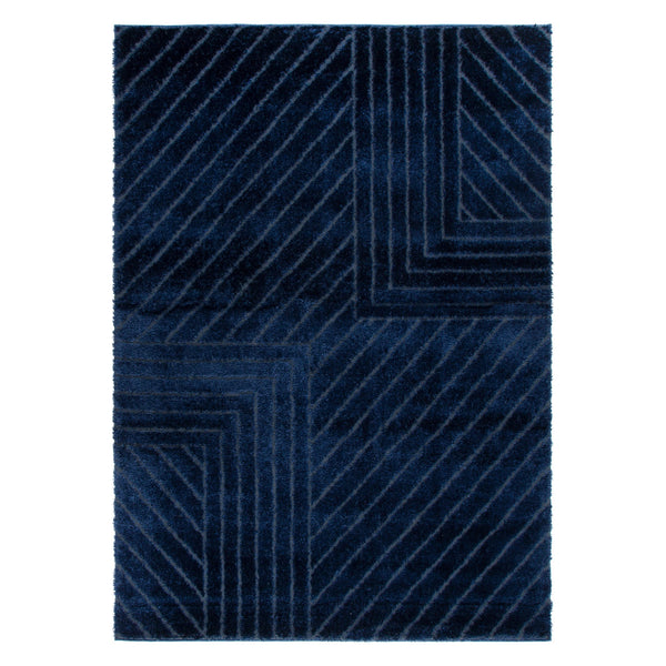Navy Shag Rug - Adore Rugs & Flooring