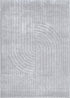 Atlanta Dior Silver Shag Rug, full view