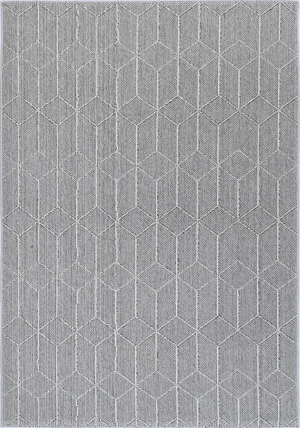 Vanuatu Totori Ash Geometric Flatweave Outdoor Rug - Adore Rugs & Flooring