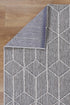 Vanuatu Sikua Grey Geometric Flatweave Outdoor Rug - Adore Rugs & Flooring