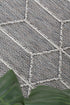Vanuatu Sikua Grey Geometric Flatweave Outdoor Rug - Adore Rugs & Flooring