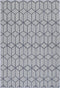 Vanuatu Greenslade Charcoal Geometric Flatweave Outdoor Rug - Adore Rugs & Flooring