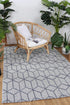 Vanuatu Greenslade Charcoal Geometric Flatweave Outdoor Rug - Adore Rugs & Flooring