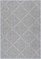 Vanuatu Vouza Grey Geometric Flatweave Outdoor Rug - Adore Rugs & Flooring