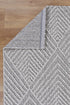 Vanuatu Kini Grey Geometric Flatweave Outdoor Rug - Adore Rugs & Flooring