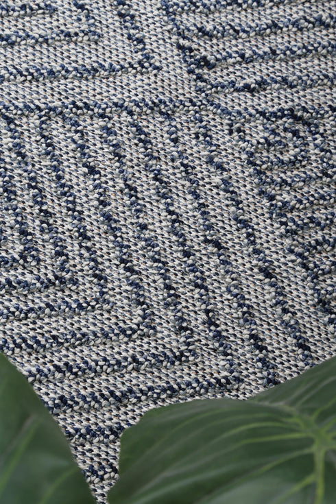 Vanuatu Naka Charcoal Geometric Flatweave Outdoor Rug - Adore Rugs & Flooring