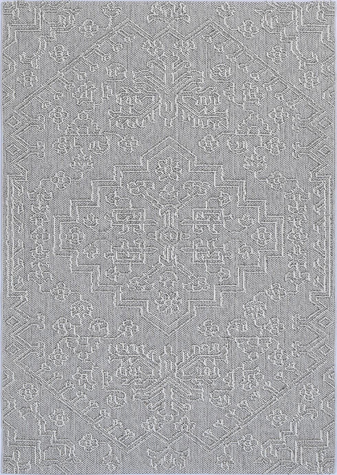 Vanuatu Nori Grey Tribal Flatweave Outdoor Rug - Adore Rugs & Flooring