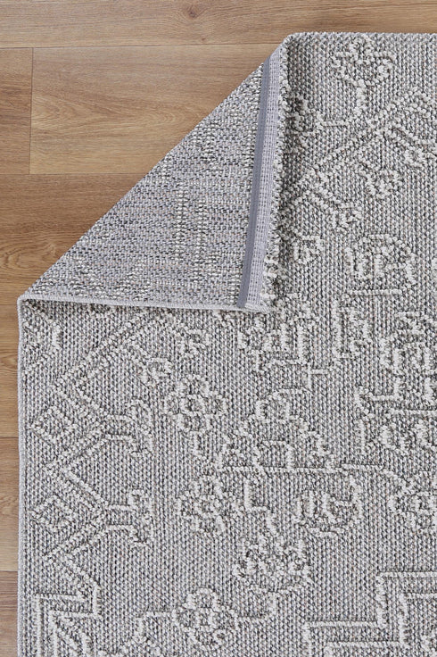 Vanuatu Nori Grey Tribal Flatweave Outdoor Rug - Adore Rugs & Flooring