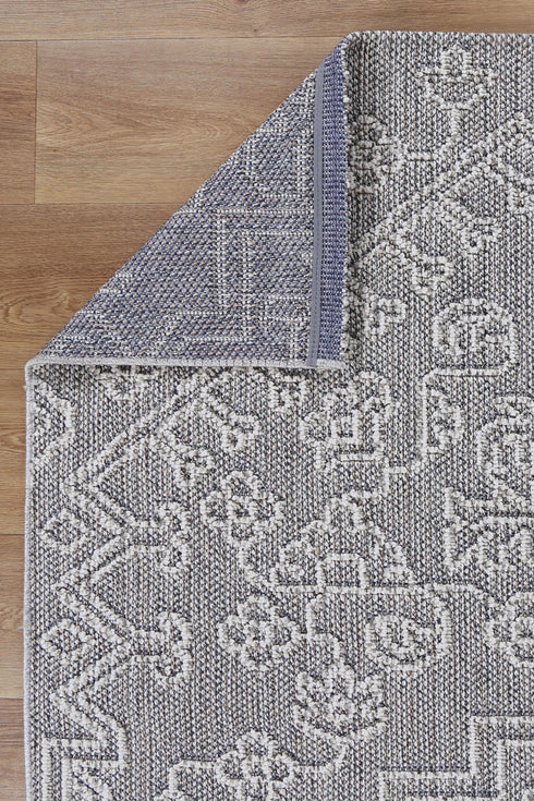 Vanuatu Bule Ash Tribal Flatweave Outdoor Rug - Adore Rugs & Flooring