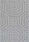 Vanuatu Suri Ash Geometric Flatweave Outdoor Rug - Adore Rugs & Flooring