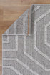 Vanuatu Suri Ash Geometric Flatweave Outdoor Rug - Adore Rugs & Flooring