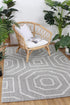 Vanuatu Devesi Grey Geometric Flatweave Outdoor Rug - Adore Rugs & Flooring