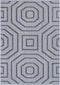 Vanuatu Hale Charcoal Geometric Flatweave Outdoor Rug - Adore Rugs & Flooring