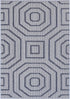 Vanuatu Hale Charcoal Geometric Flatweave Outdoor Rug - Adore Rugs & Flooring