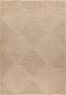 Viva 402 Beige - Beige Soft Textured Rug, full view