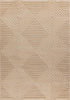 Viva 402 Beige - Beige Soft Textured Rug, full view