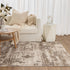IN STORE ONLY - Whisper 06 - High Quality Abstract Brown Beige Rug