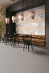 Warm Concrete Grey 3mm Alpine Artisan luxury vinyl tiles in a room - Adore Rugs & Flooring