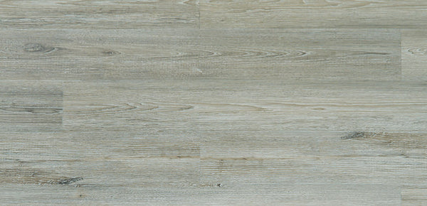 Ornato Umbrina 5.3mm looselay vinyl plank swatch in cool silver grey limed oak with fine dark grain lines